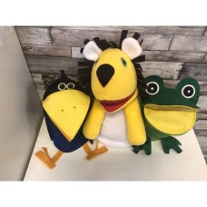 Tátogó oroszlán kesztyűbáb