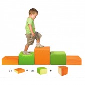 Szivacs modulkészlet 12 műbőr borítással (T)
