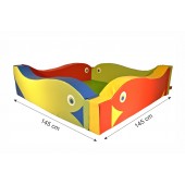 Labdamedence - akvárium 145x145 cm