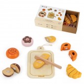 Kenyeres szeletelős játék tálcán