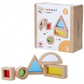 Színes ablakos formák 5 db