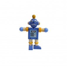 Flexibilis robot kék színben
