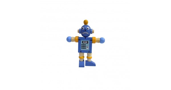Flexibilis robot kék színben