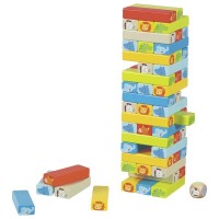 Állati jenga torony
