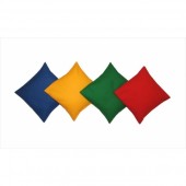 Négyzet alakú babzsák - kék, sárga, piros vagy zöld