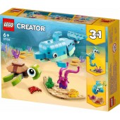 LEGO Creator 3-in-1 31128 - Delfin és Teknős