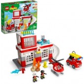 LEGO DUPLO 10970 - Tűzoltóállomás és helikopter