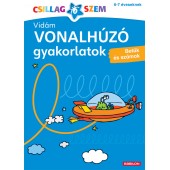 Vidám vonalhúzó gyakorlatok - Betűk és számok - B83