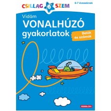 Vidám vonalhúzó gyakorlatok - Betűk és számok - B83