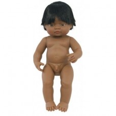 Baba - latin-amerikai fiú, hajas, 38 cm-es, vízálló