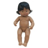 Baba - latin-amerikai lány, hajas, 38 cm-es, vízálló