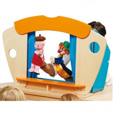 Bábszínház, beépített bábtárolóval