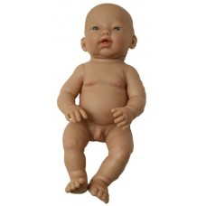 Európai Baba - Kopasz, fiú, 26 cm 24 hó+