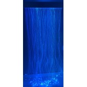 Optikai szálas fényfüggöny + fényforrás, 100 szál, 1m x 2,4m