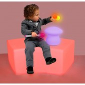 Világító-színváltó pad