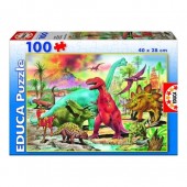 Educa Dinoszauruszok puzzle, 100 darabos